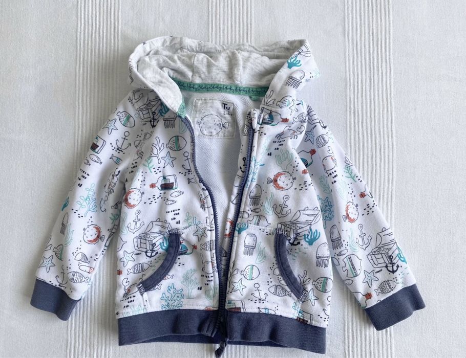 Bluza niemowlęca na suwak 74