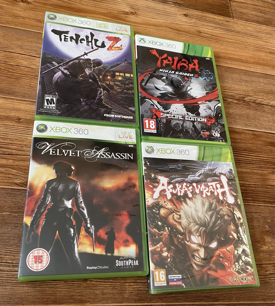 Xbox 360: Lollipop, Killer Dead, GTA San Andreas, Bully, The Witcher 2