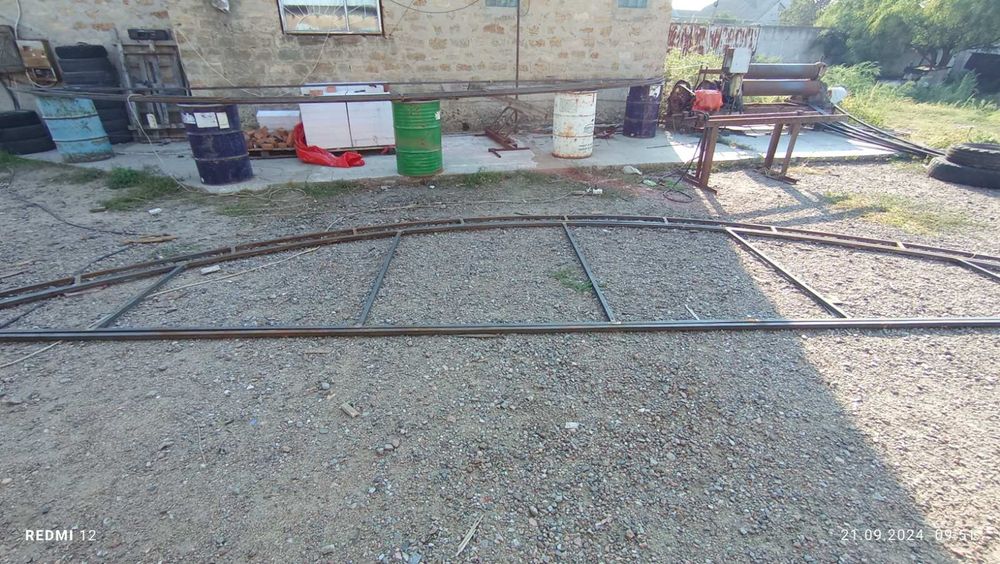 Изготовление арок для теплиц.