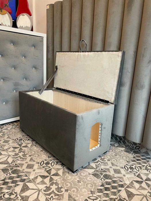 Siedzisko z ukrytą funkcją kuwety