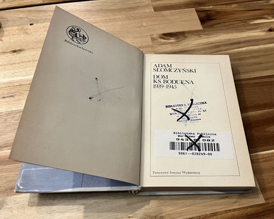 Dom Ks. Boduena 1939 - 1945 Adam Słomczyński