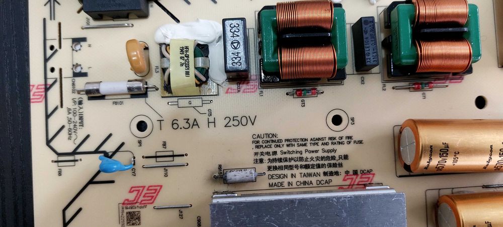 Fonte de alimentação Sony KD-85XH9096