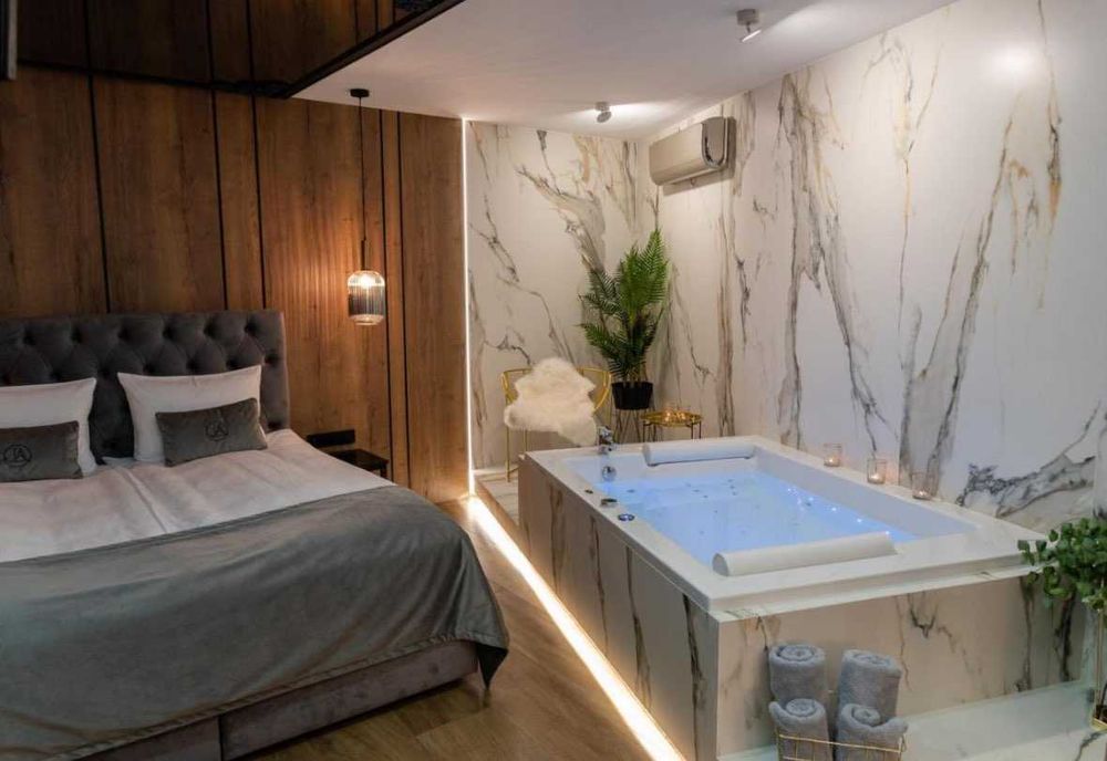 PRESTIGE Apartament z Sauną i Jacuzzi w pokoju! Centrum miasta!