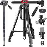 Stabilny Statyw EVUMO HF3 167 cm - Lekki Aluminiowy z Pilotem 360°