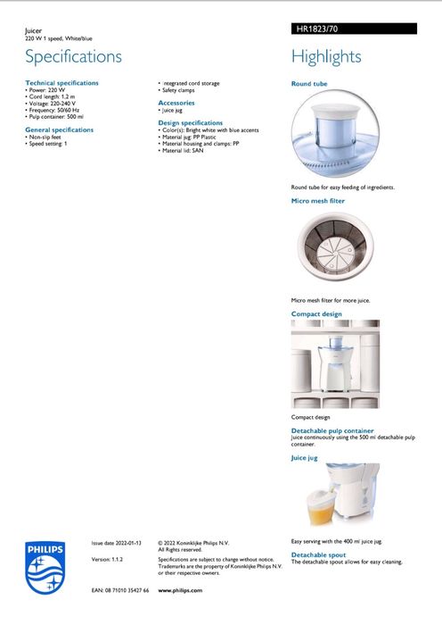 Liquidificadora Philips