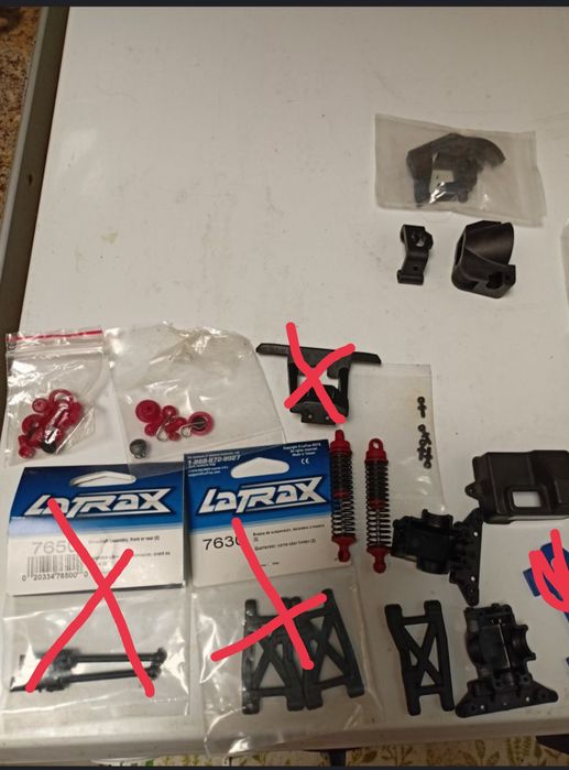 Części RC do modeli traxxas hpi hbx team asociated