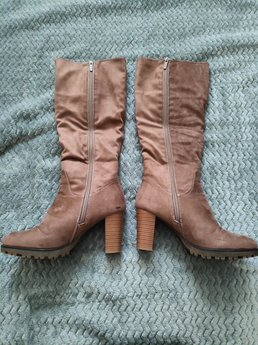 Buty kozaki obcas rozmiar 39
