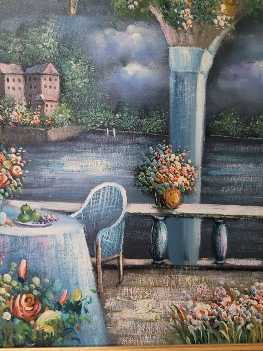 Quadro pintado à mão autor original