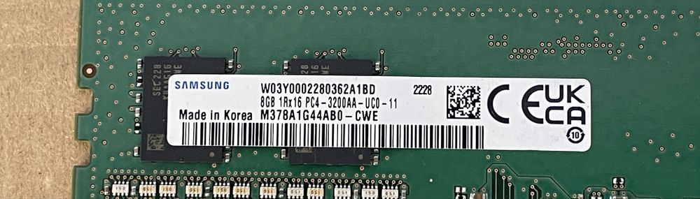 Pamiec RAM 32GB DDR4 3200Mhz M378A1G44ABO - CWE