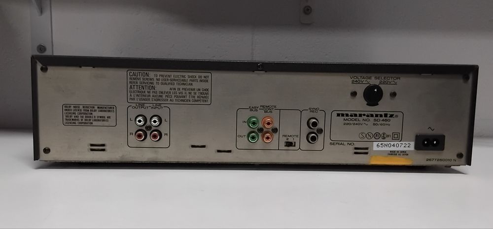 MARANTZ deck cassettes SD-460