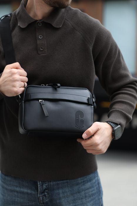 Мужская сумка барсетка Coach чоловіча сумка клатч через плече месендже