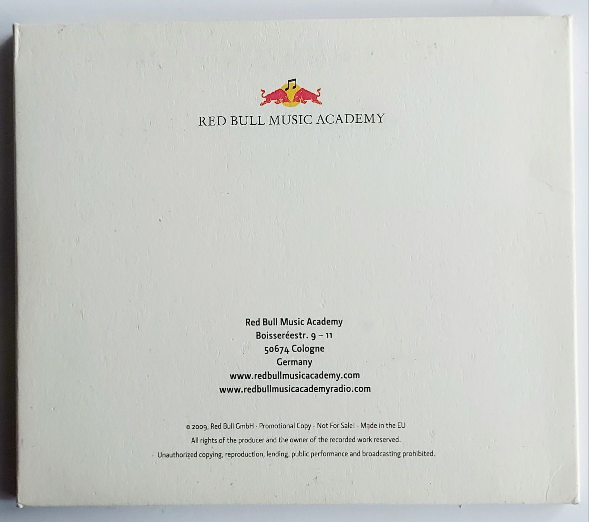 Various Assets Not For Sale Red Bull Music Academy Barcelona 2008 2CD