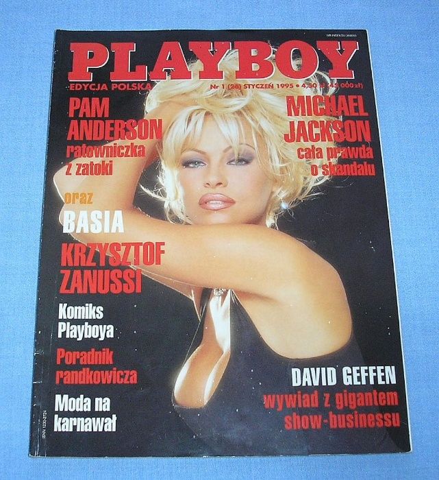 Pamela Anderson Playboy 1995 gazeta