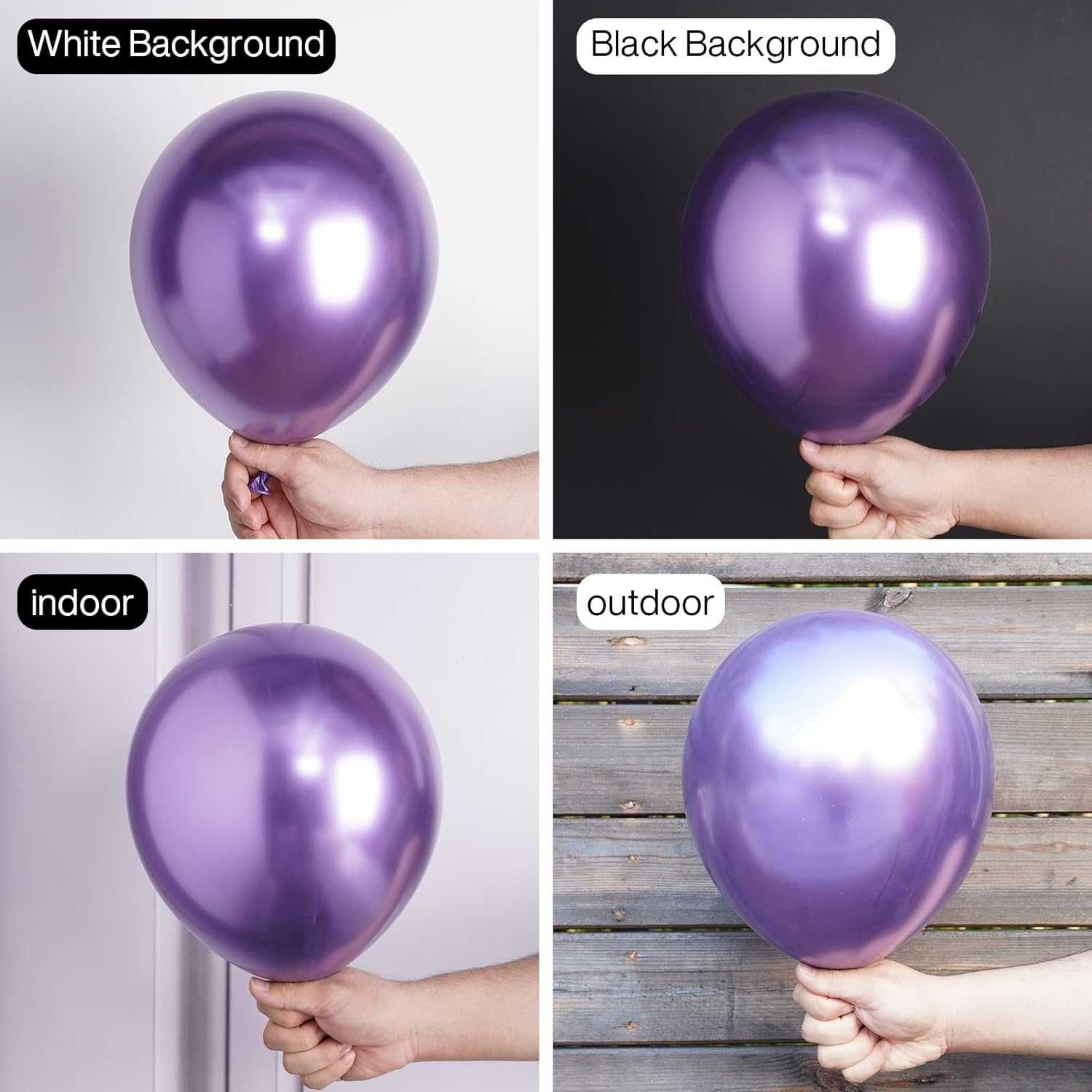 balony 50 szt. partywoo fioletowe 30cm 12 cali dekoracja łuk urodziny