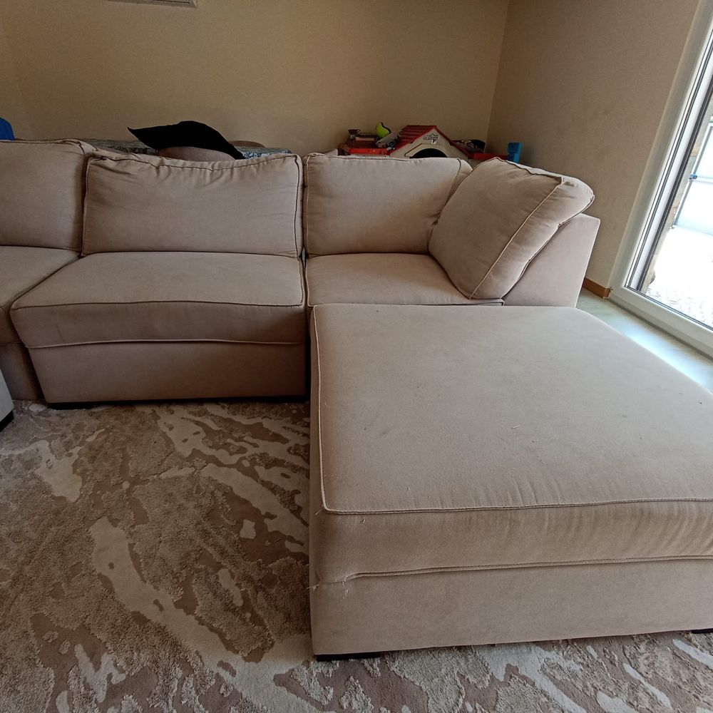 Sofa modular bege