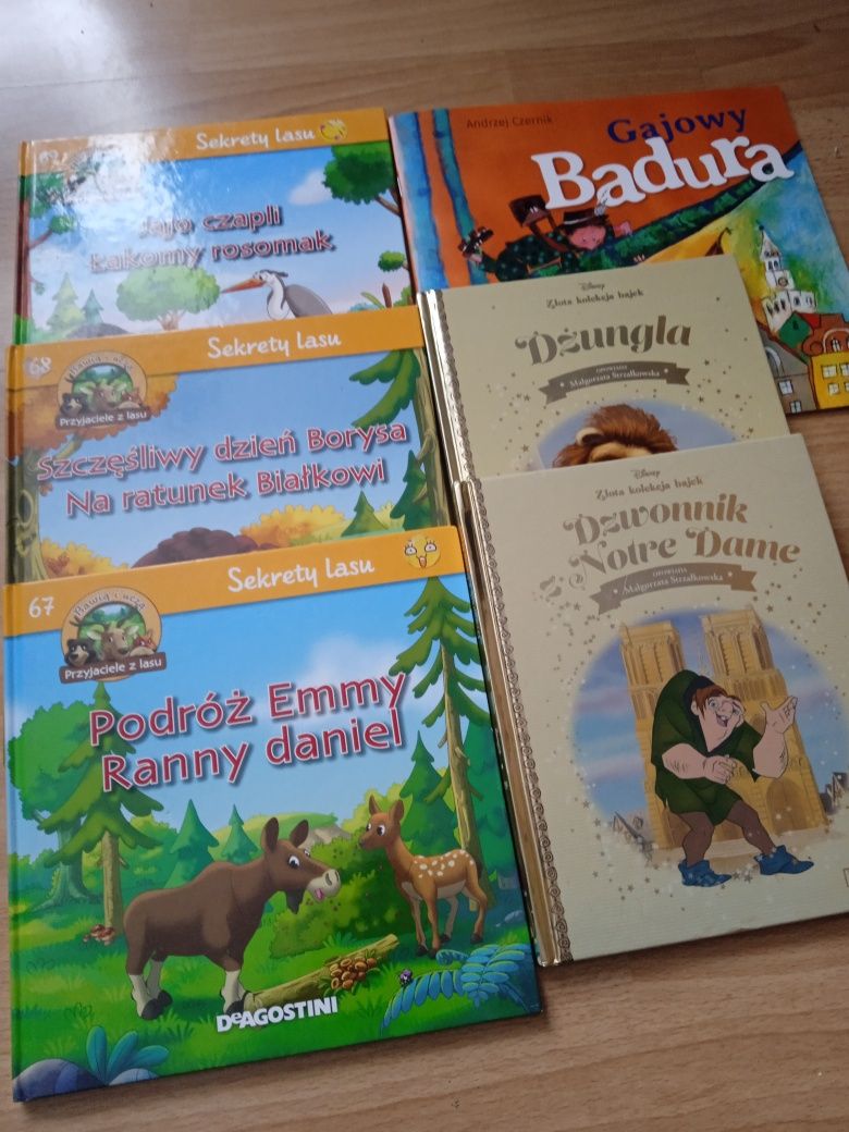 Bajki dla dzieci zestaw 6 książek