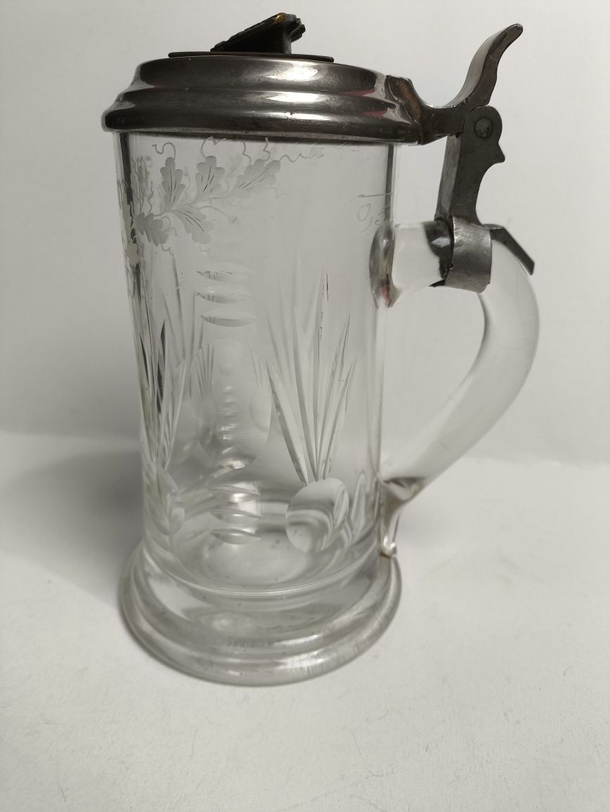 Пивной бокал Германия 1901 год.Игральные карты