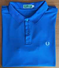 Pólo azul da Fred Perry - Homem - Tamanho M