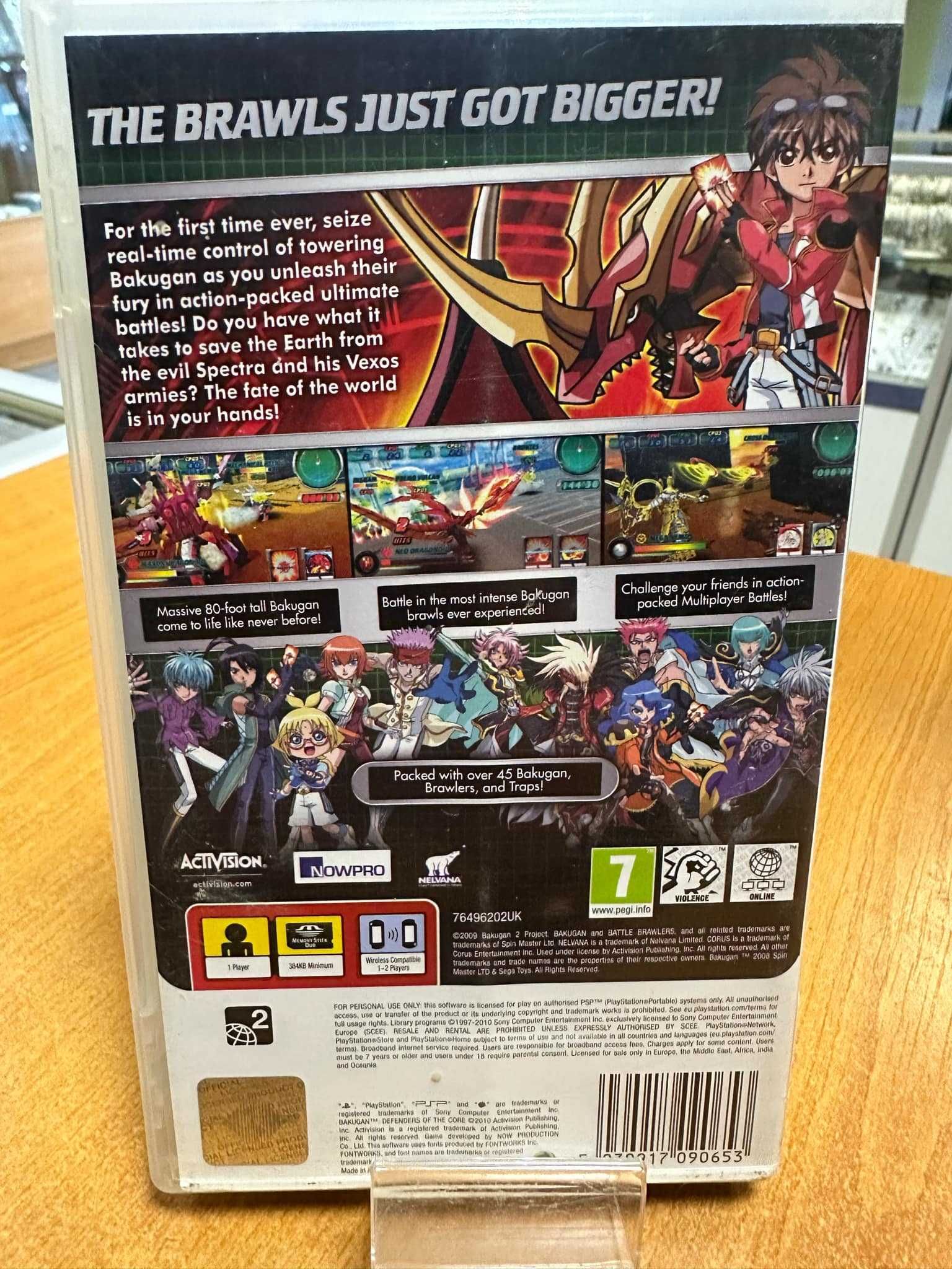 Gra na PSP Bakugan: Defenders of the Core