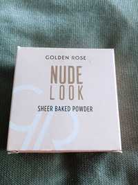 Golden Rose Nude Look Sheer Baked Powder puder wypiekany