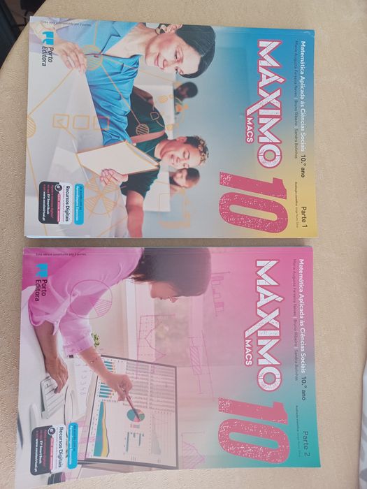 Máximo - Matemática Aplicada às Ciências Sociais - 10.º ano ( NOVOS)