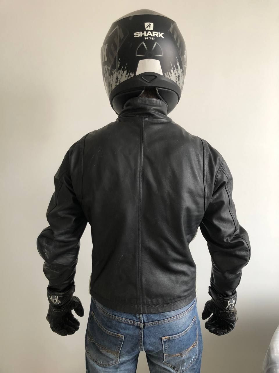 Шкіряна мотокуртка Dainese з захистом чоловіча жіноча унісекс