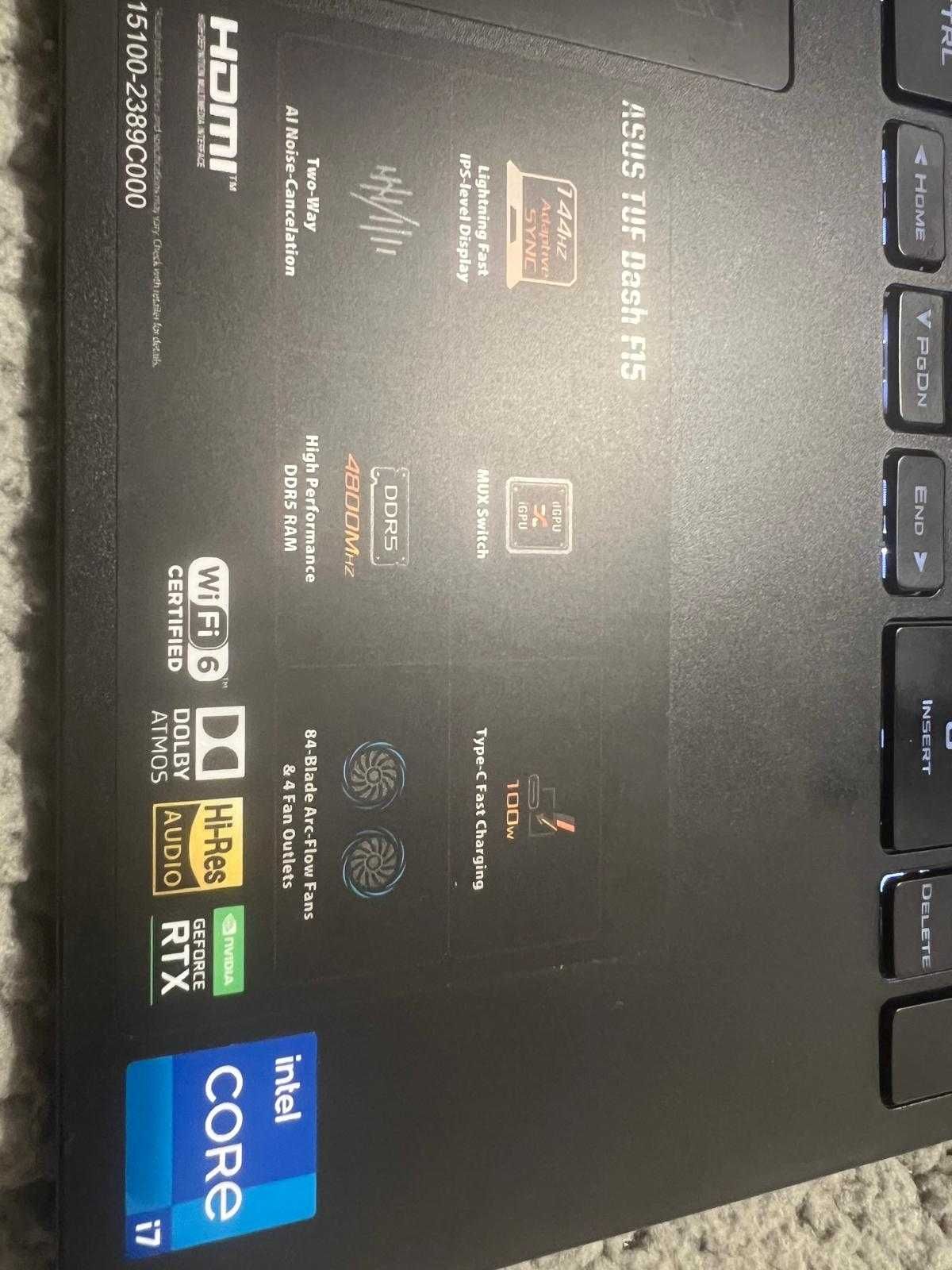 Poratil Asus Tuf Dash  F15