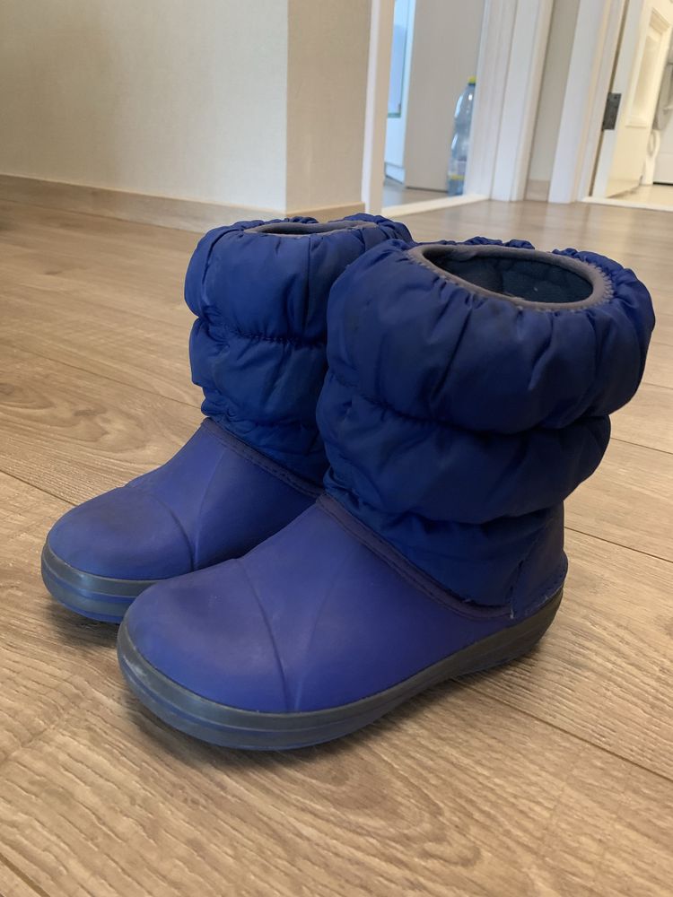 Продам дитячі зимові ботинки Crocs C12 (29р) 183мм