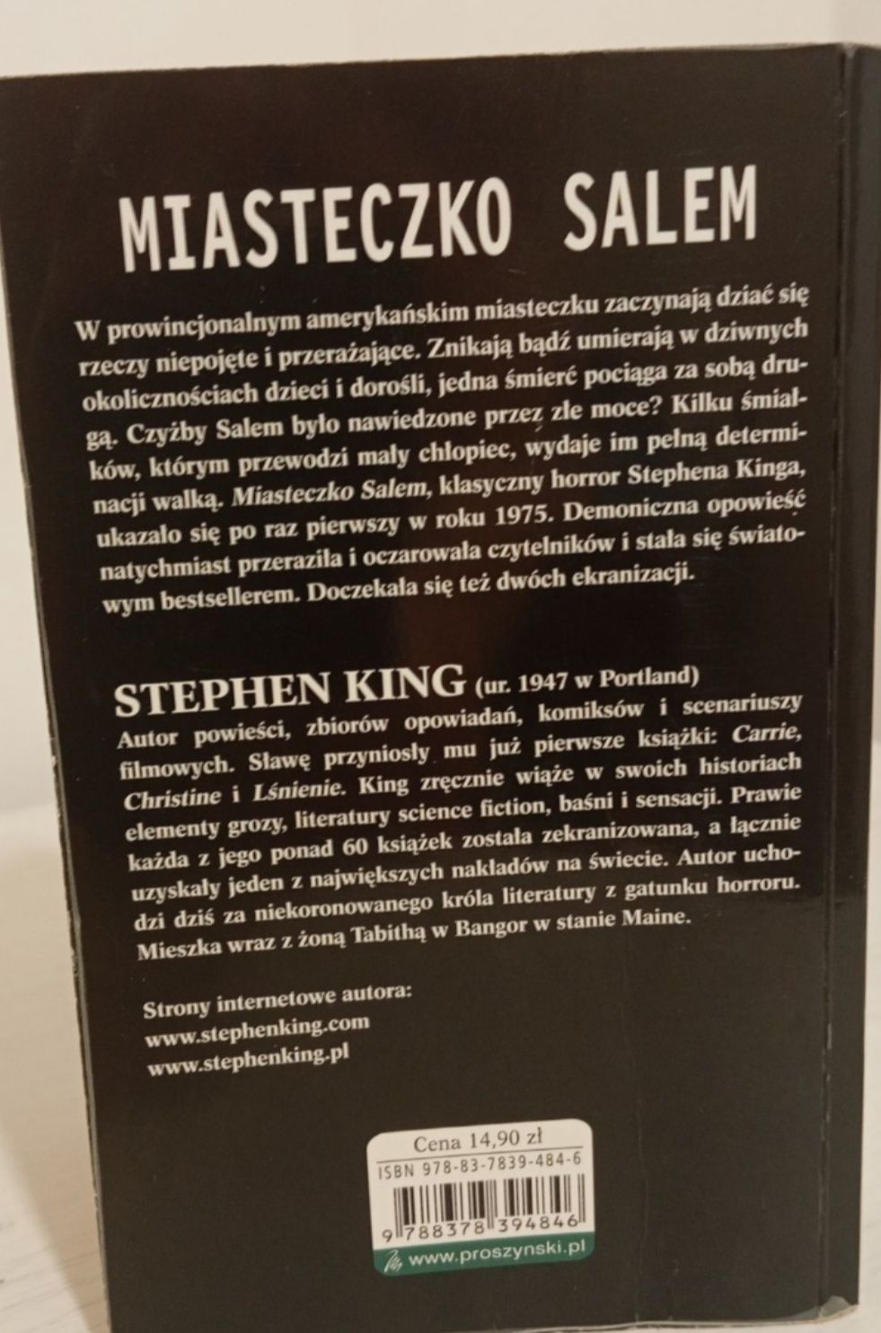 Stephen King Miasteczko Salem