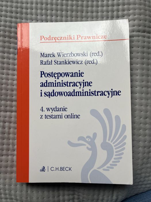 Podręcznik Postępowanie adminidtracyjne i sądowoadministracyjne