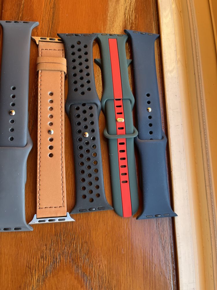 Cinco Pulseiras Apple Watch 42/44/45