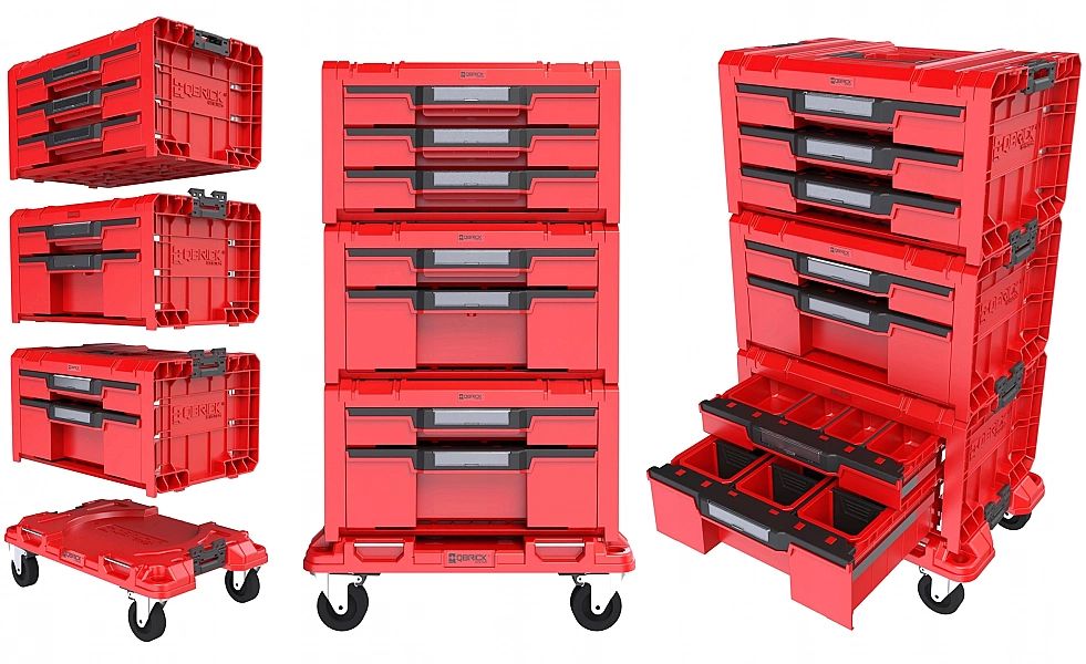 Szafka Warsztatowa Qbrick System Pro Drawer Red Hd