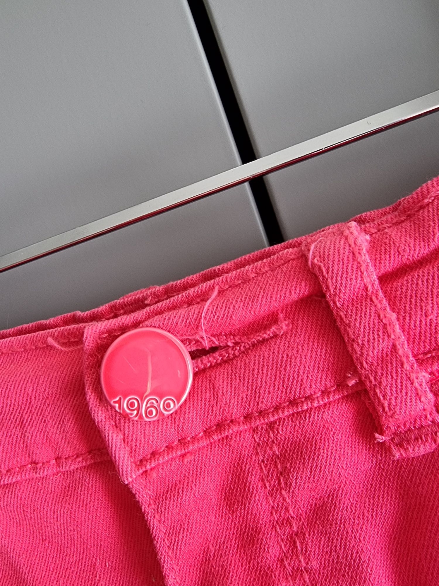 Nowa spódniczka mini dżinsowa jeansowa  różowa GAP 7 lat 122 cm