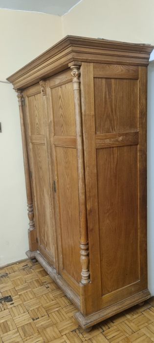 Szafa drewniana jesion 2 sztuki