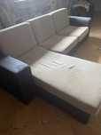 Vendo sofá castanho chaise longue