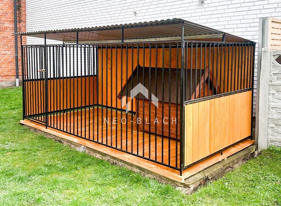 Kojec dla Psów 4x2m - drewniana podłoga  NB184 OLX