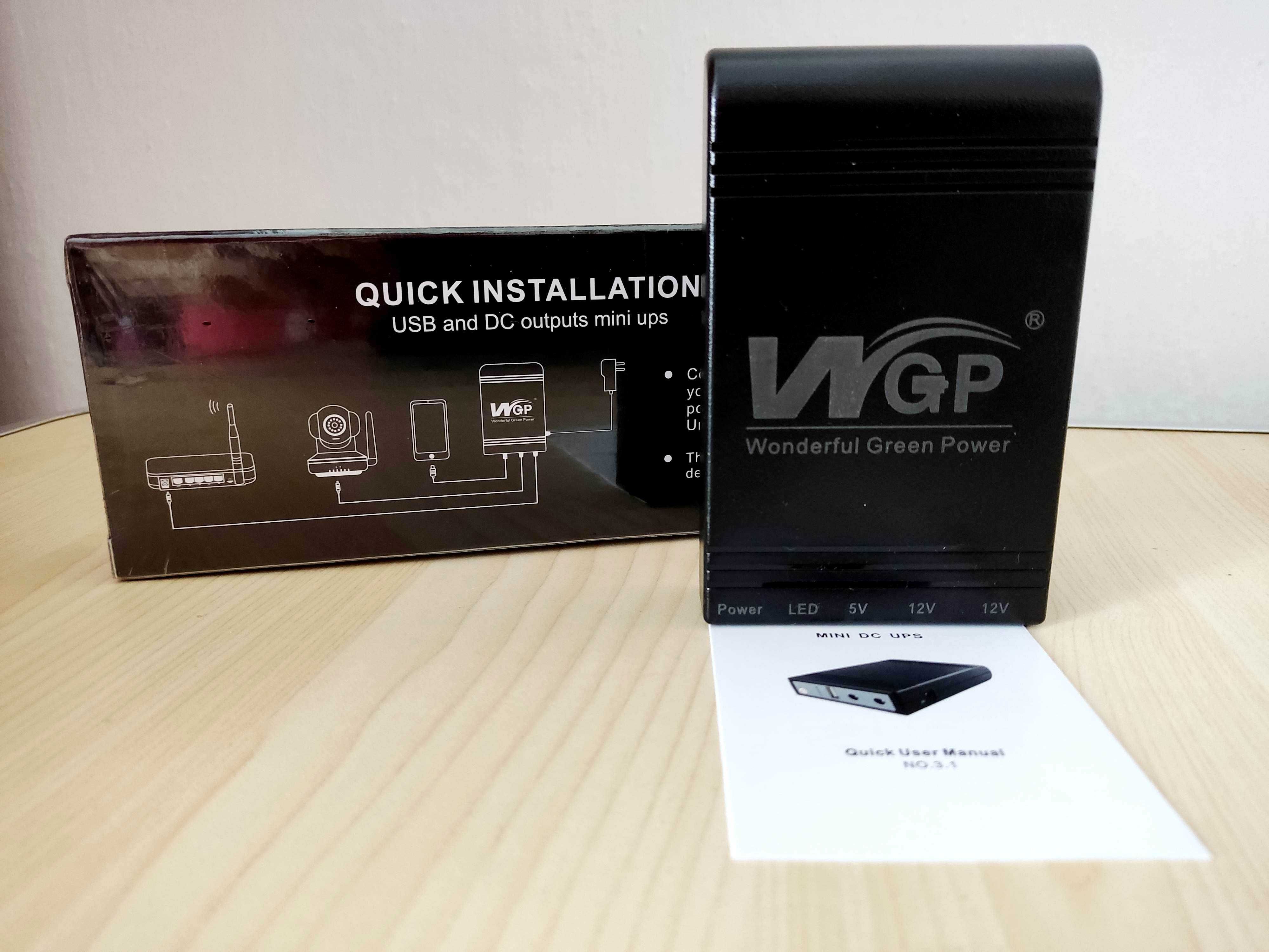 Оригінальний WGP 5 12 в 12 v 38w 10400, дбж (mini ups)  роутера модема