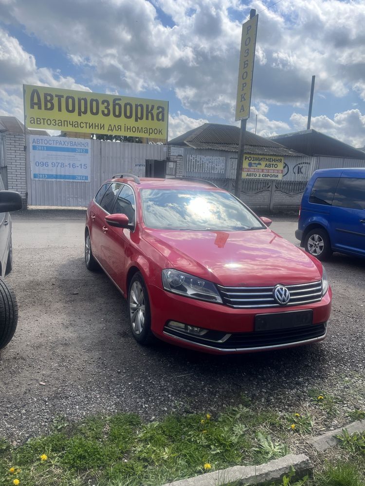 Запчастини Розборка шрот VW Volksvagen Passat В7 Пасат в7