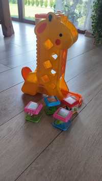 Żyrafa fisher Price klocki