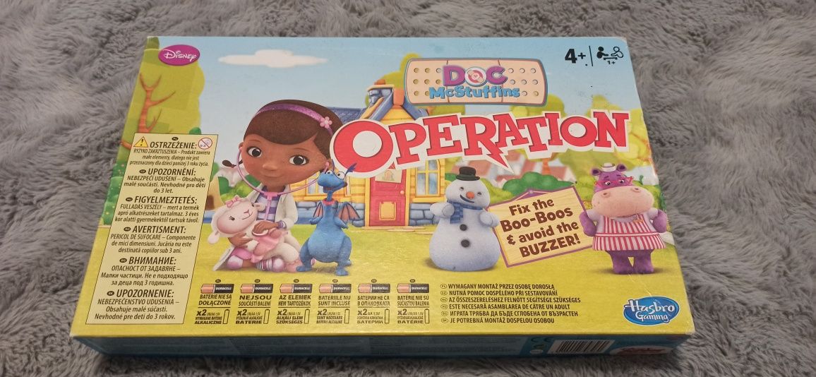 Gra Operacja doktor Dosia Hasbro Disney stan dobry