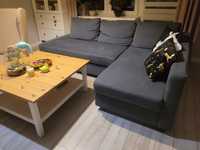 Ikea rogówka friheten narożnik rozkładany do spania szezlong sofa