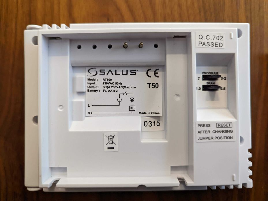 Termostato Salus RT500