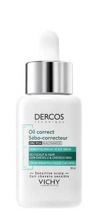 Vichy Dercos Oil Correct NOWE serum do głowy przeciw przetłuszczaniu