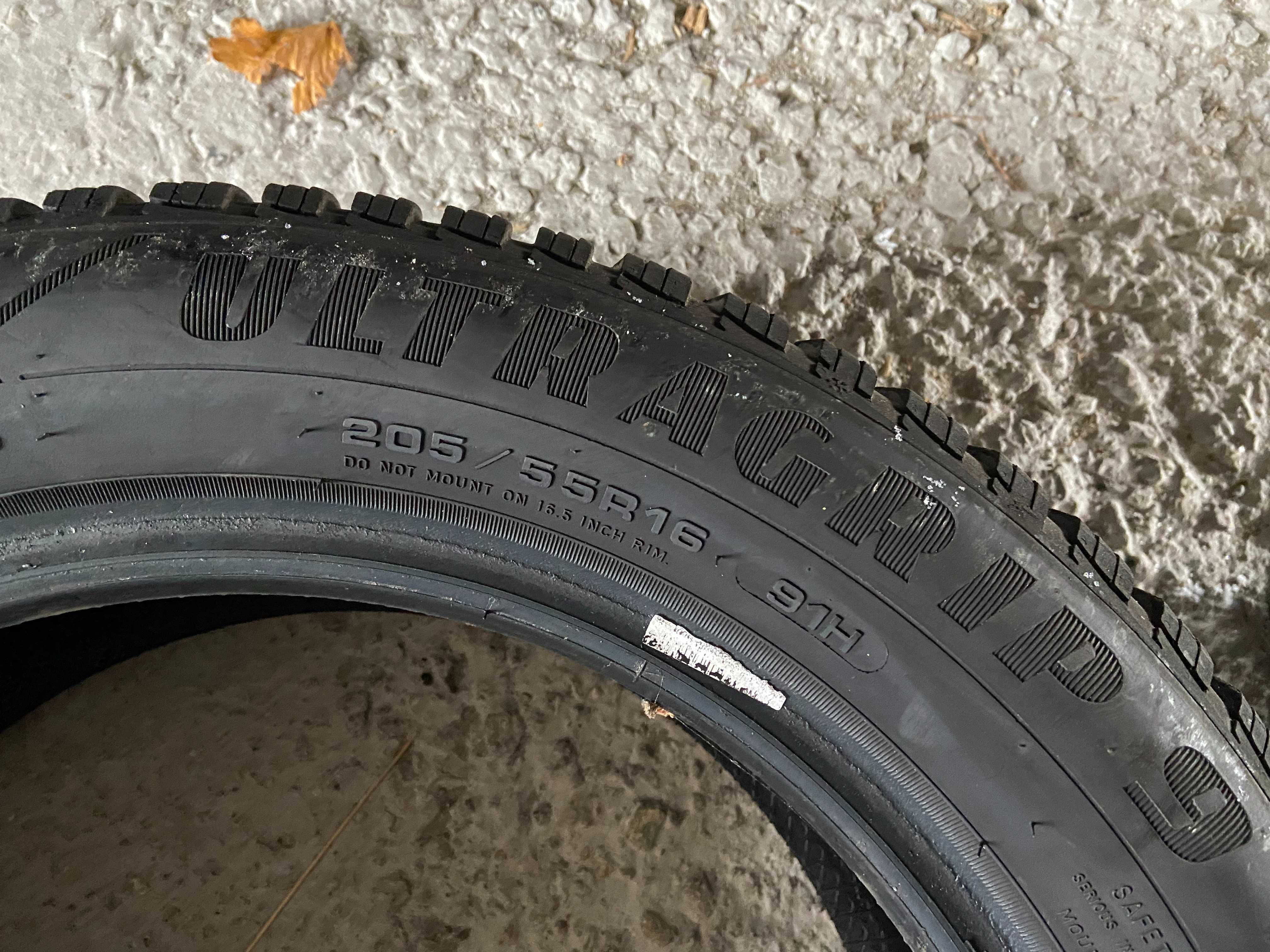 4x 205/55R16 Goodyear Ultra Grip 9 uzywane 2016r