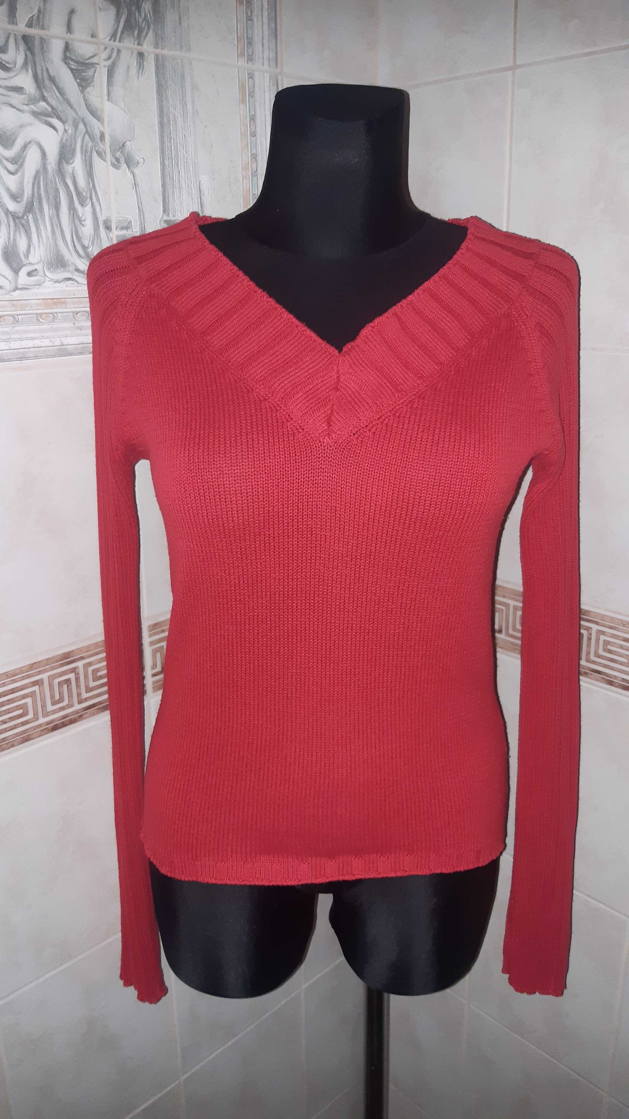 Sweterek bawełniano-akrylowy 38 M Vila Zadbany