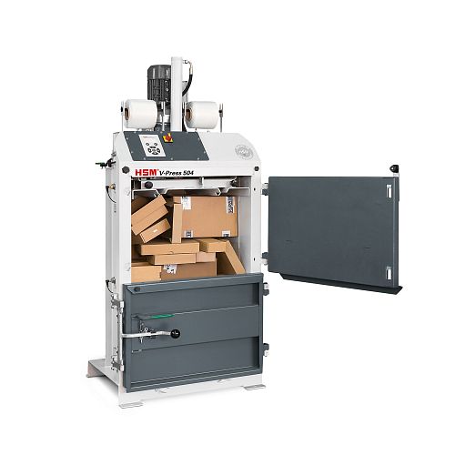 Belownica HSM 504/ nacisk 4T/ prasa do makulatury/ 2012r/ dost. 220PLN