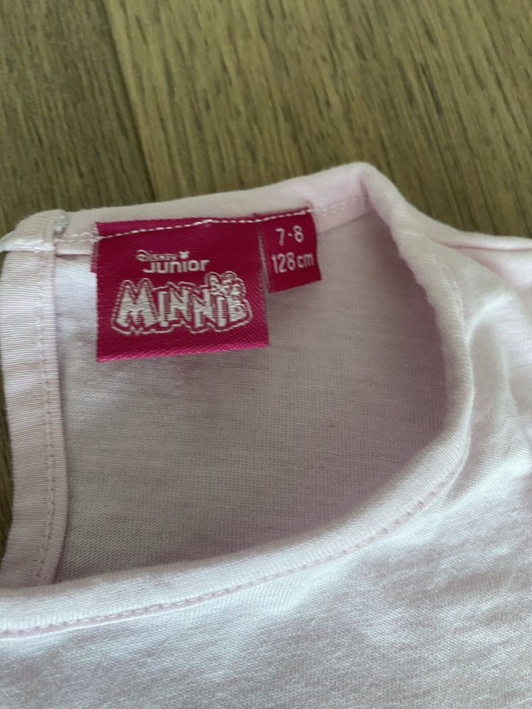 Nowy zestaw: legginsy + bluzka Minnie Disney r. 128