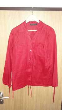 Camisa de senhora vermelha Leuha Donna