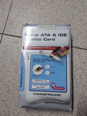 Placa serial ATA e IDE combo