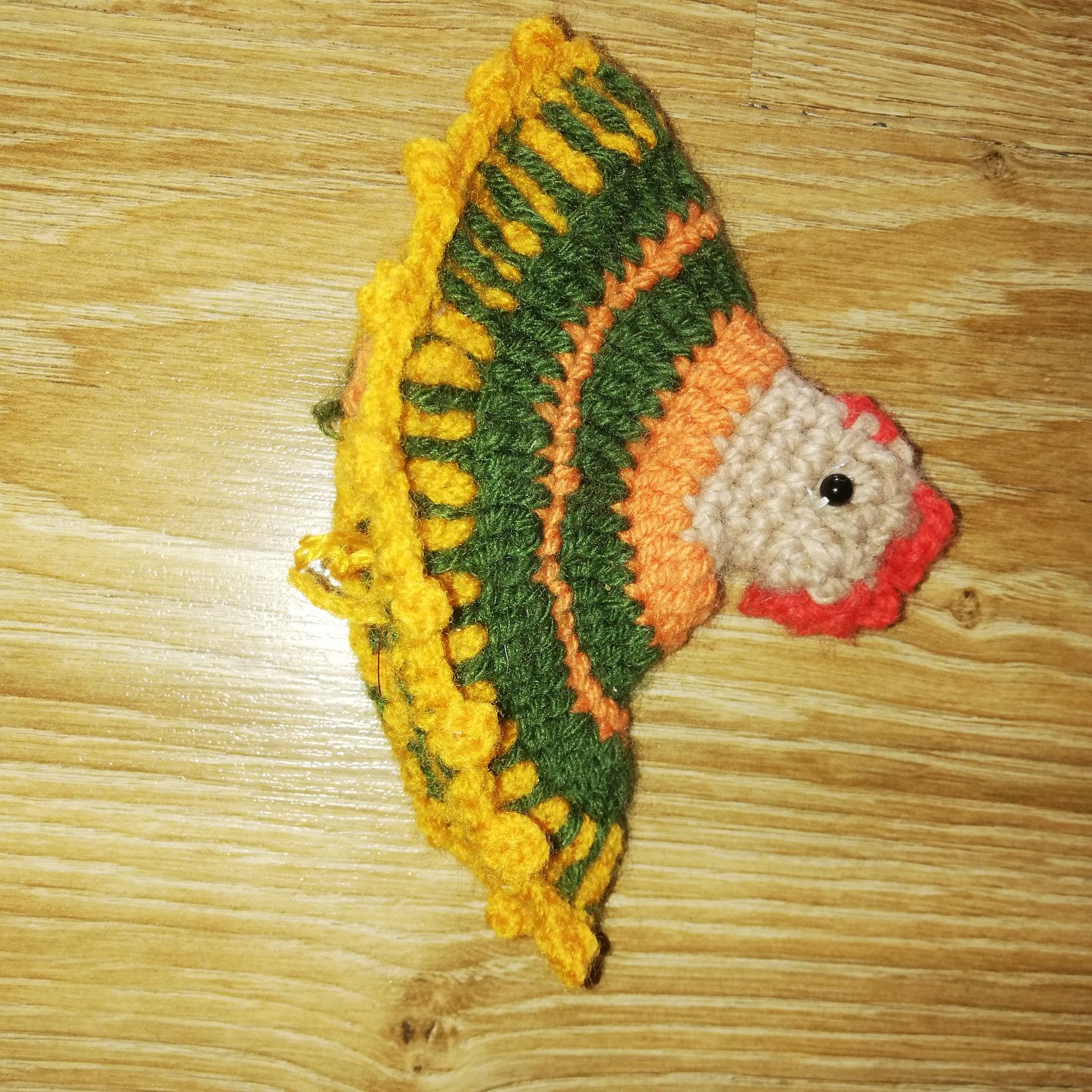 Kurka kura robiona szydełky ocieplacz na jajko sz3 hand made rękodzieł